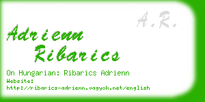 adrienn ribarics business card